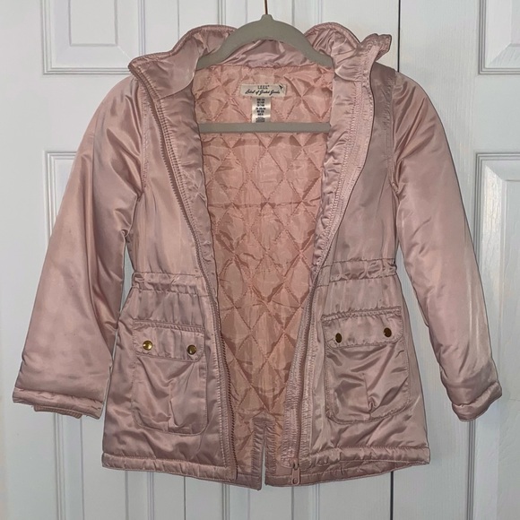 Spring jacket for girls satin pink size 7-8 - Picture 7 of 13